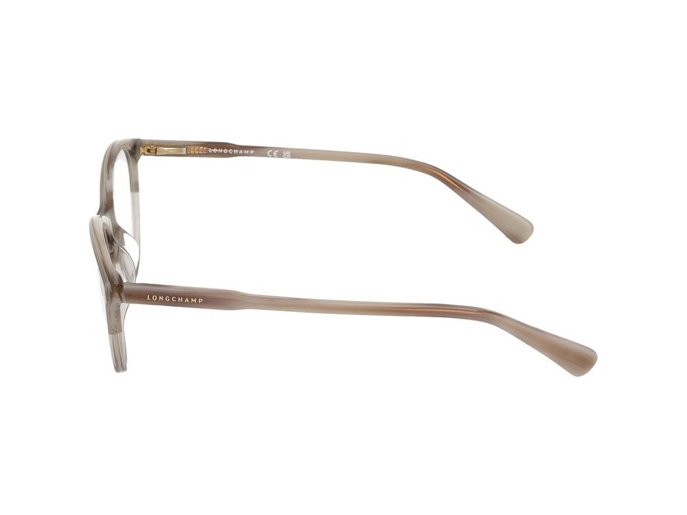 Longchamp Eyeglasses Lo2709 106 Gradient Horn Ivory/Crystal 53/15/140