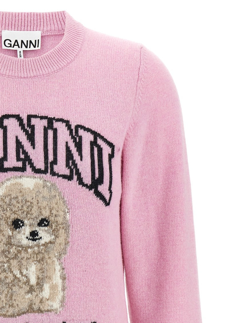 Ganni Pink Poodle' Sweater