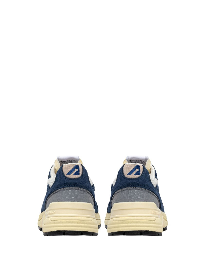 Autry Hyperway Navy Blue Low Sneakers
