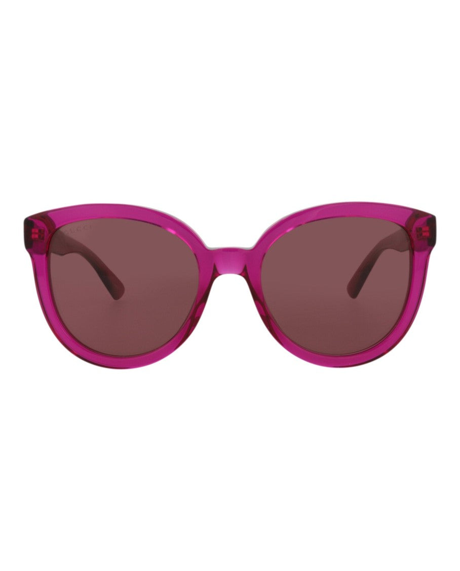 Gucci Round-Frame Recycled Acetate Sunglasses
