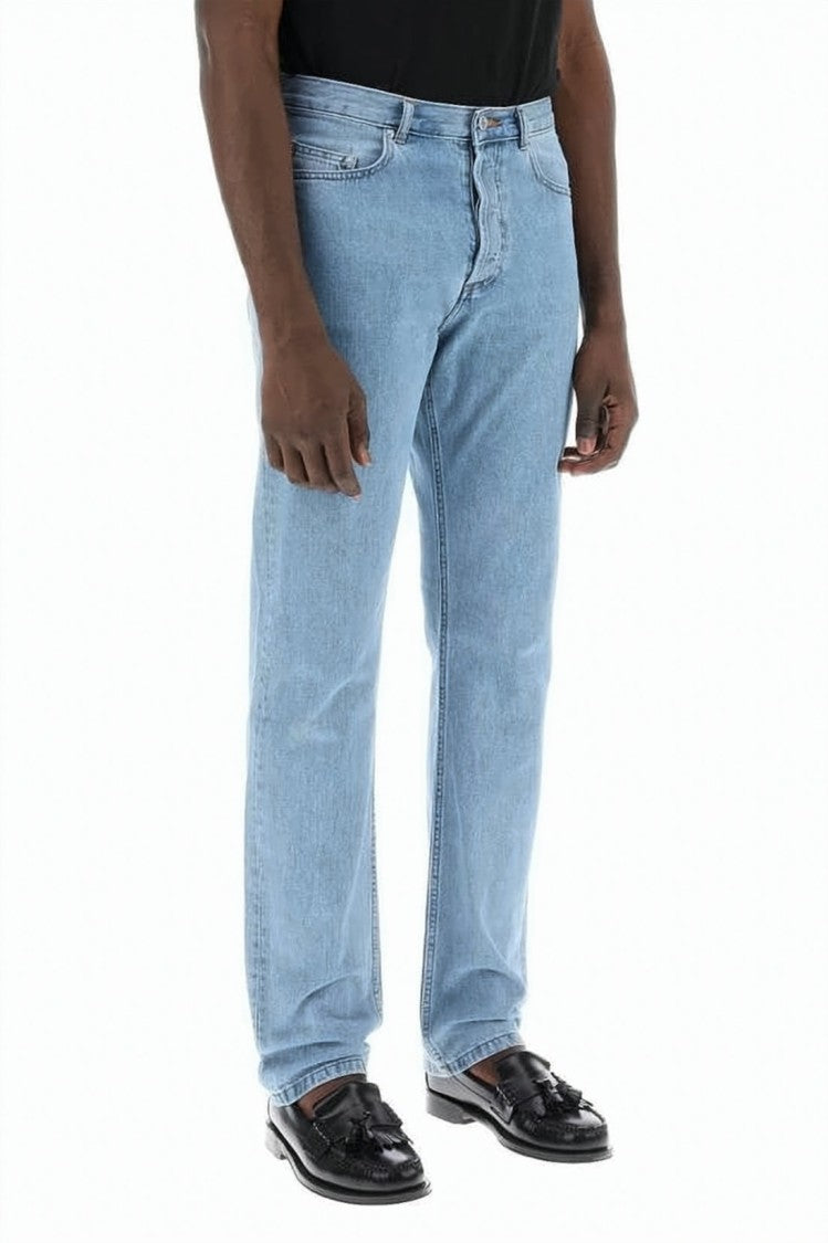 A.P.C. Classic Straight-Leg Denim Trousers With 5-Pocket Design