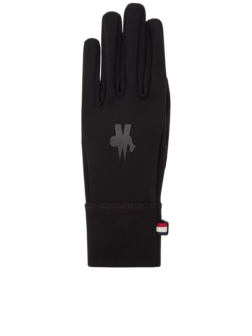 Moncler Grenoble Black Textured Grip Ski Gloves
