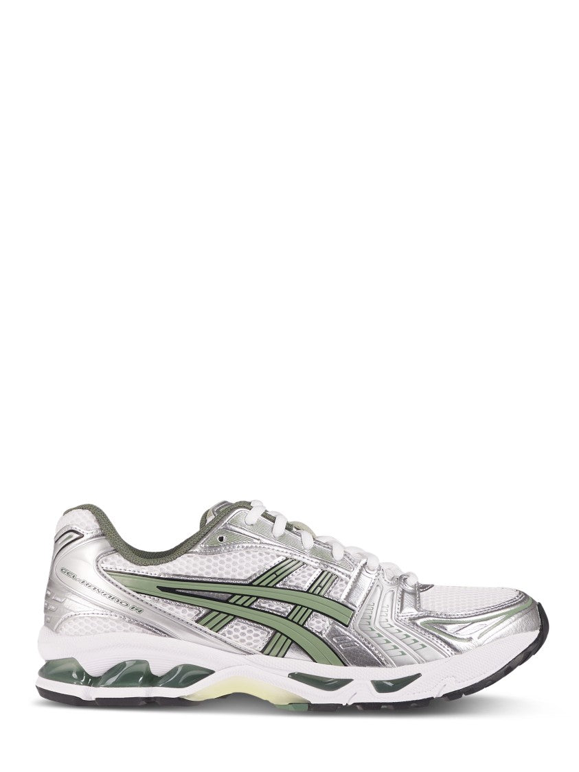 Asics Contrasting Striped Sneakers With Cushioned Sole