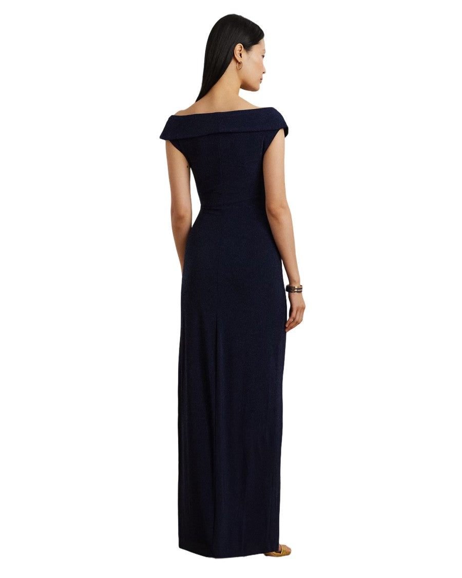 Lauren Ralph Lauren Sleeveless Evening Gown With Side Slit