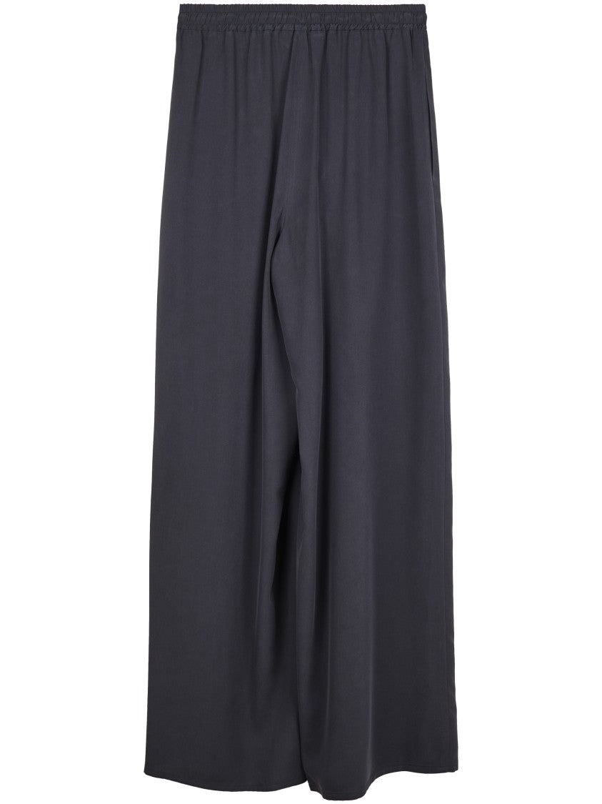 Max Mara Wide-Leg Trousers With Elastic Waistband And Adjustable Drawstring