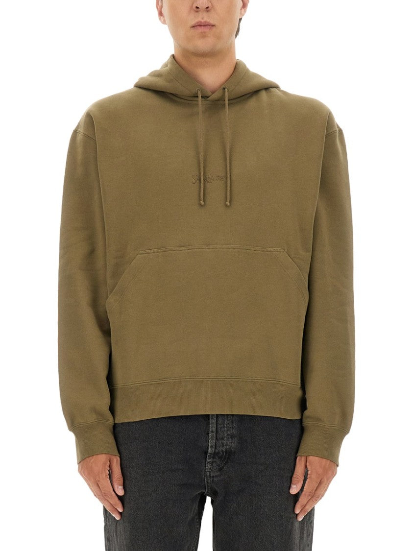 Saint Laurent Hoodie With Logo