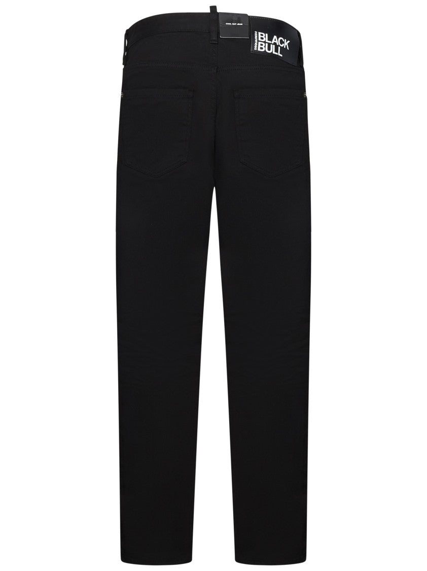 Dsquared2 Slim-Fit Black Stretch Denim Jeans