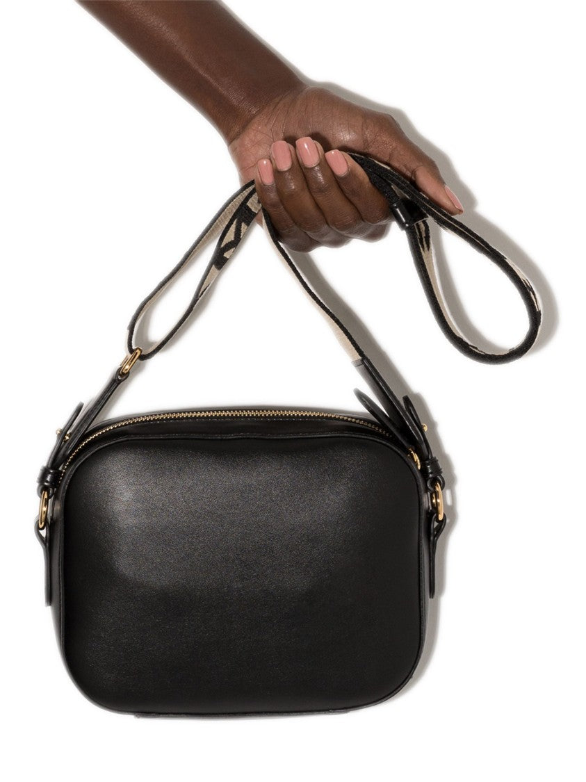 Stella Mccartney Pink Camera Bag Perforated Logo Satchel
