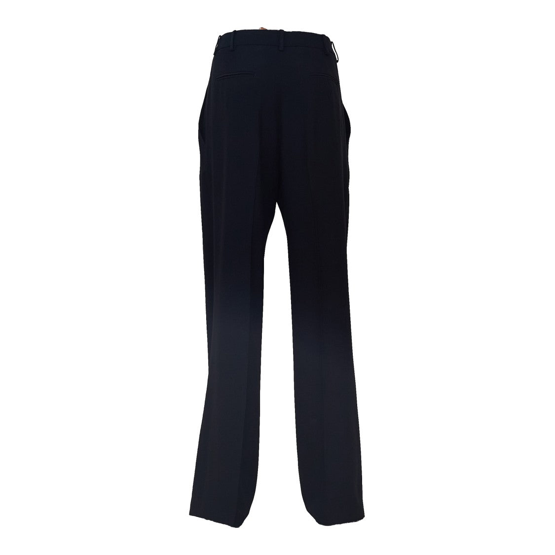 N°21 Wide Straight Leg Pants With Front Pleats And Zip Closure