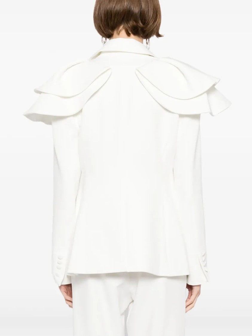 Saiid Kobeisy Ruffled Tailored Jacket