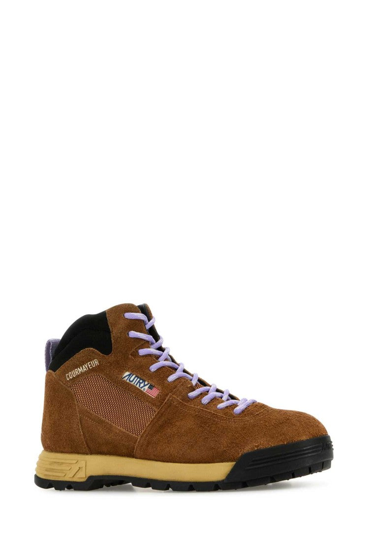 Autry Brown Suede Malga Sneakers