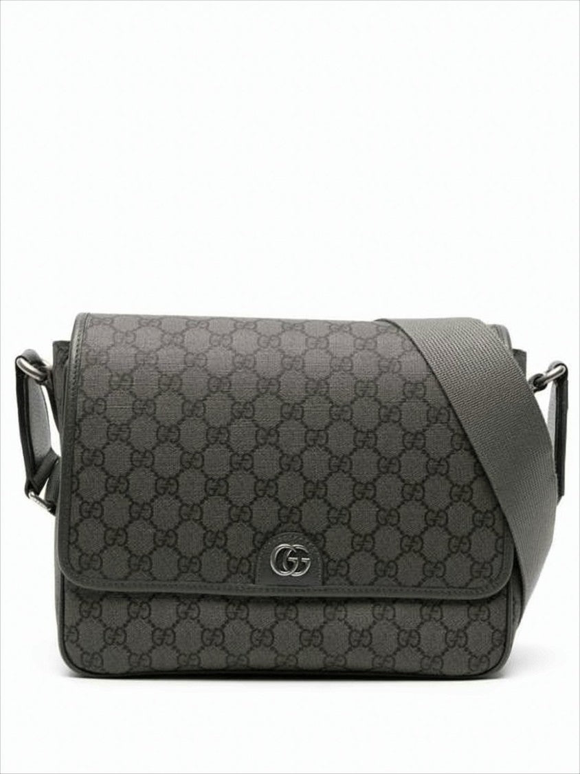 Gucci Monogram Canvas Crossbody Bag