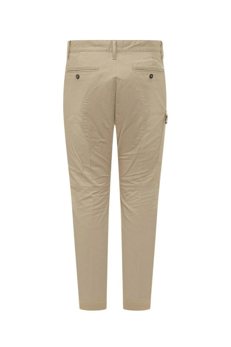 Dsquared2 Beige Flap-Pocket Cargo Trousers