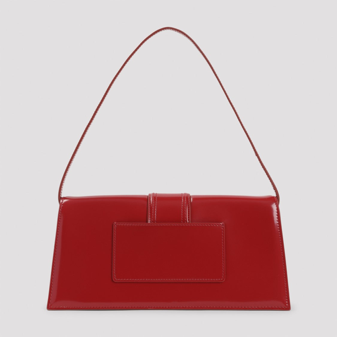 Jacquemus Le Bambino Long Red Calf Leather Handbag