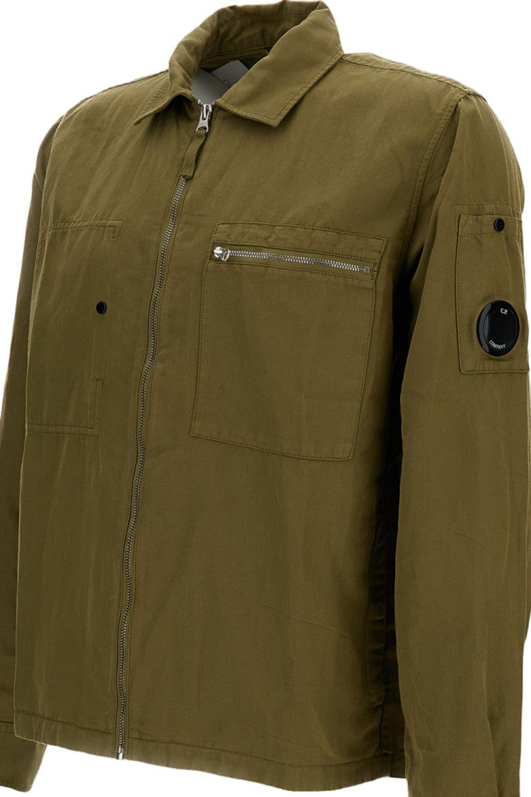 C.P. Company Oversized Organic Gabardine Zip-Up Shirt