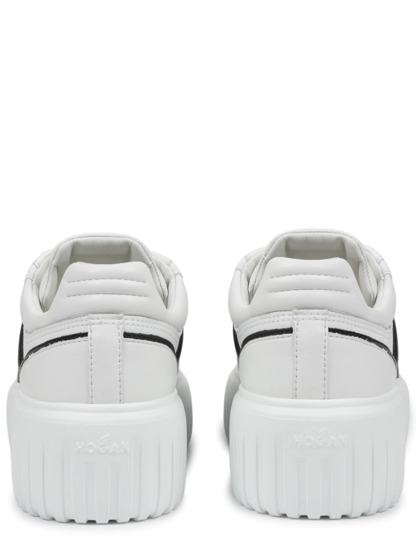 Hogan H-Stripes Bold Mutton Leather Sneakers