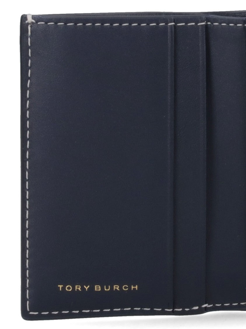 Tory Burch "T Monogram" Small Trifold Wallet