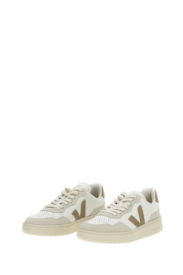 Veja White V90 Leather Sneakers
