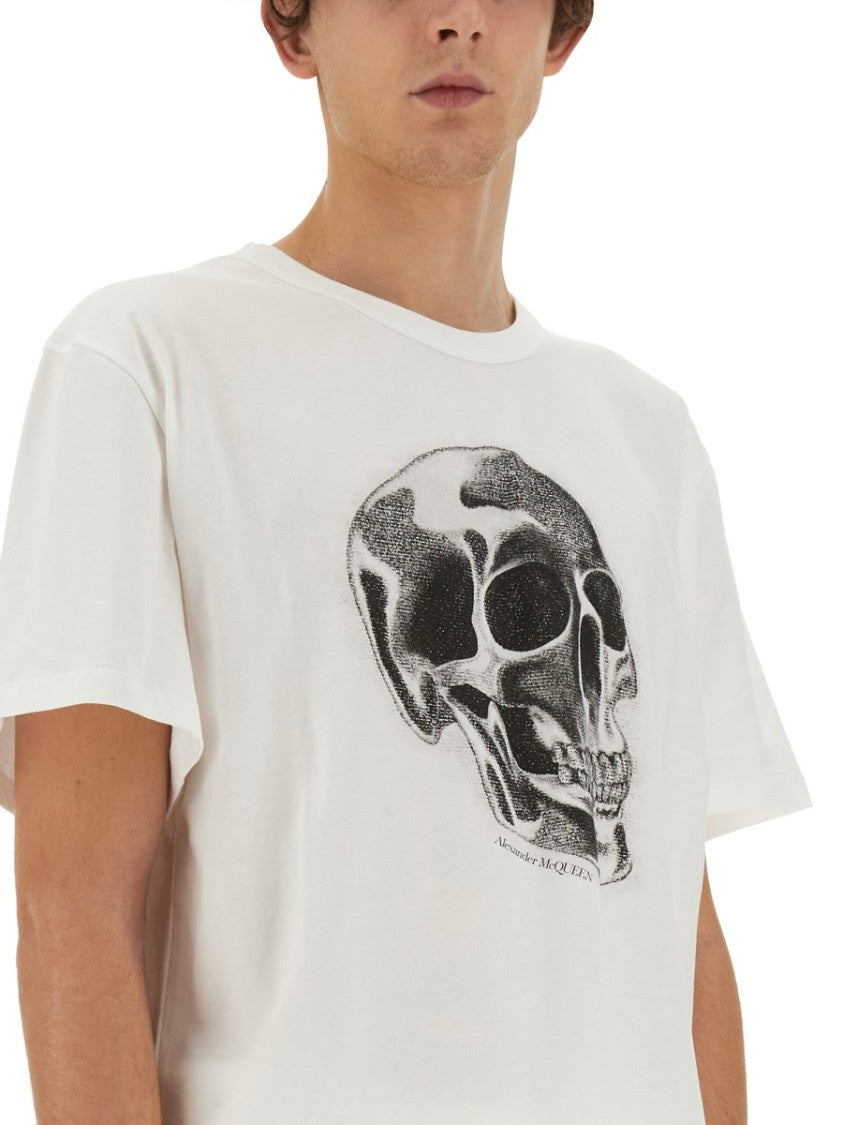 Alexander Mcqueen Skull Print T-Shirt