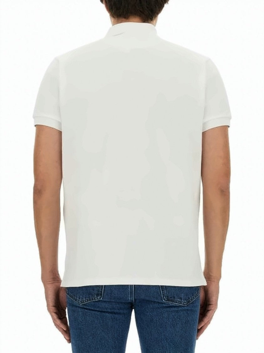 Bally Short-Sleeve Polo Shirt With Traditional Collar And Tonal Embroidery