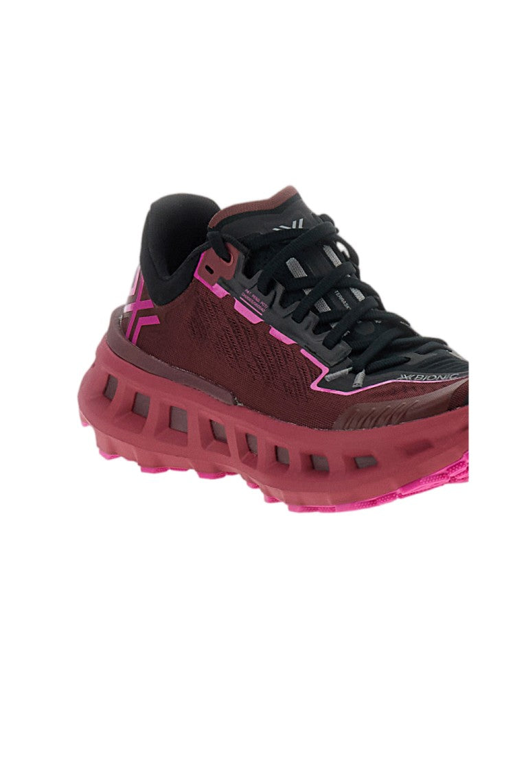 X-Bionic Red Pink Terraskin 03 Fabric Sneakers