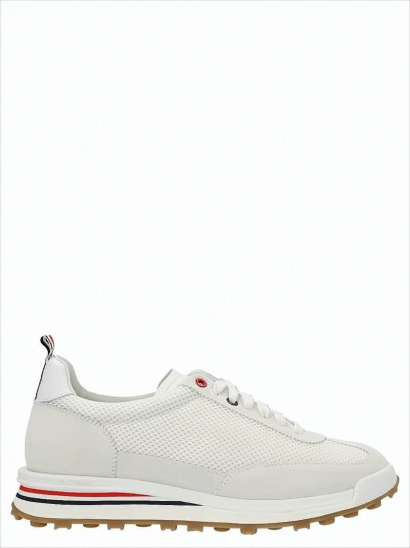 Thom Browne Sneaker With Leather And Mesh Accents
