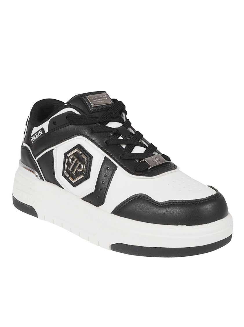 Philipp Plein Low-Top Sneakers With Metallic Emblem