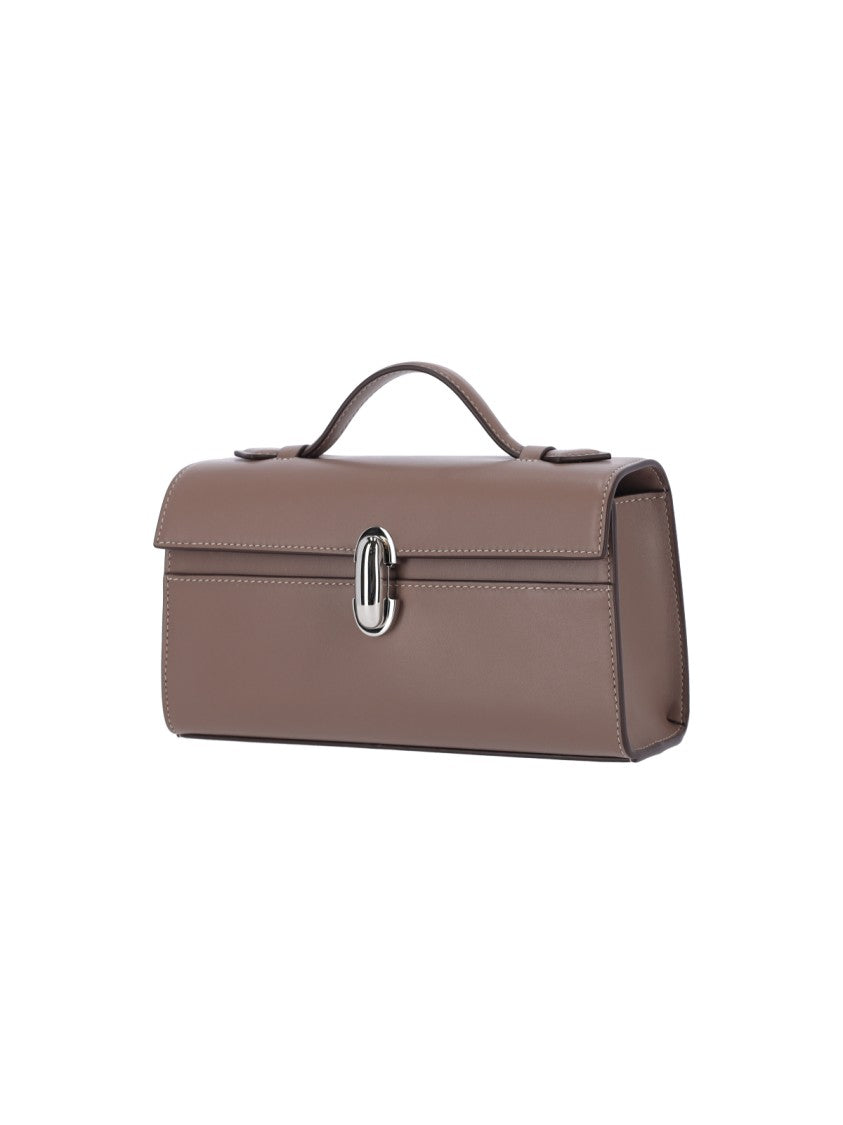 Savette "Symmetry" Clutch Bag Taupe