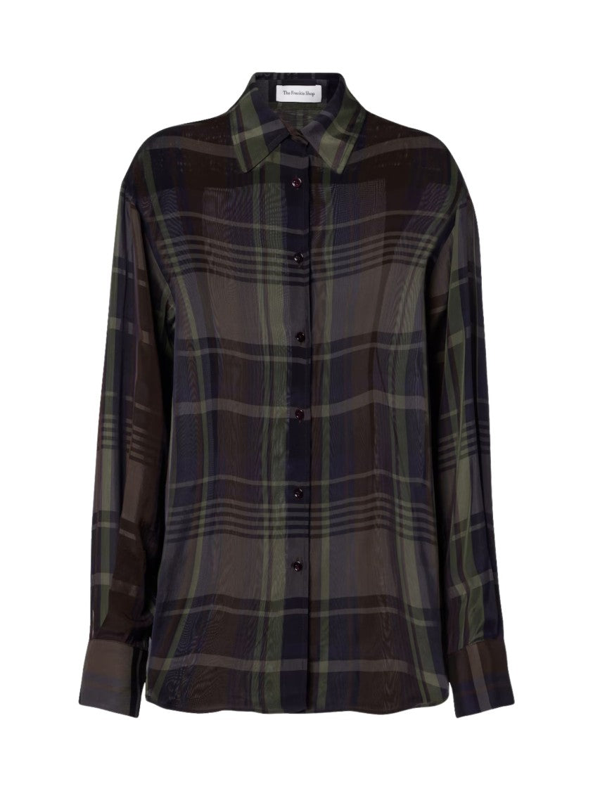 The Frankie Shop Multicolor Plaid Viscose Casual Shirt