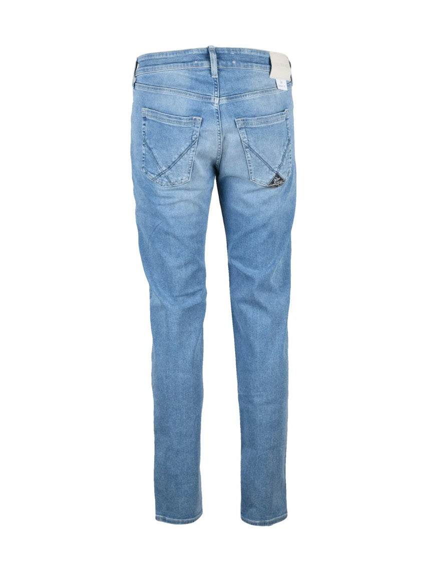 Roy Roger's Light Blue Classic Cut Stretch Denim Jeans