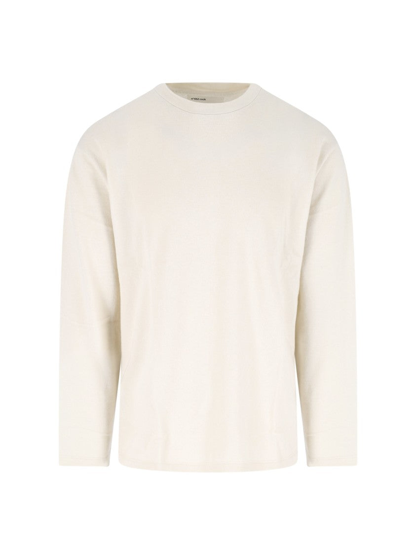 Extreme Cashmere White Rock Wool-Cashmere Knit Sweater