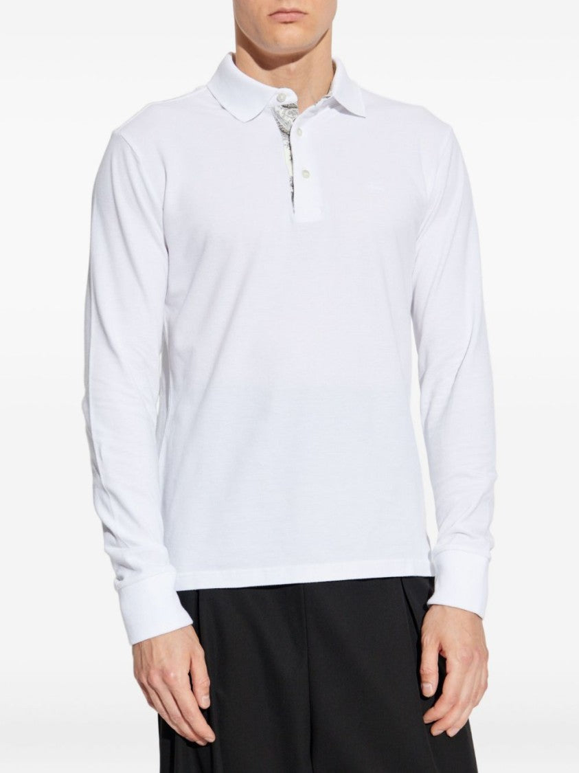 Etro Pegaso-Embroidered Polo Shirt