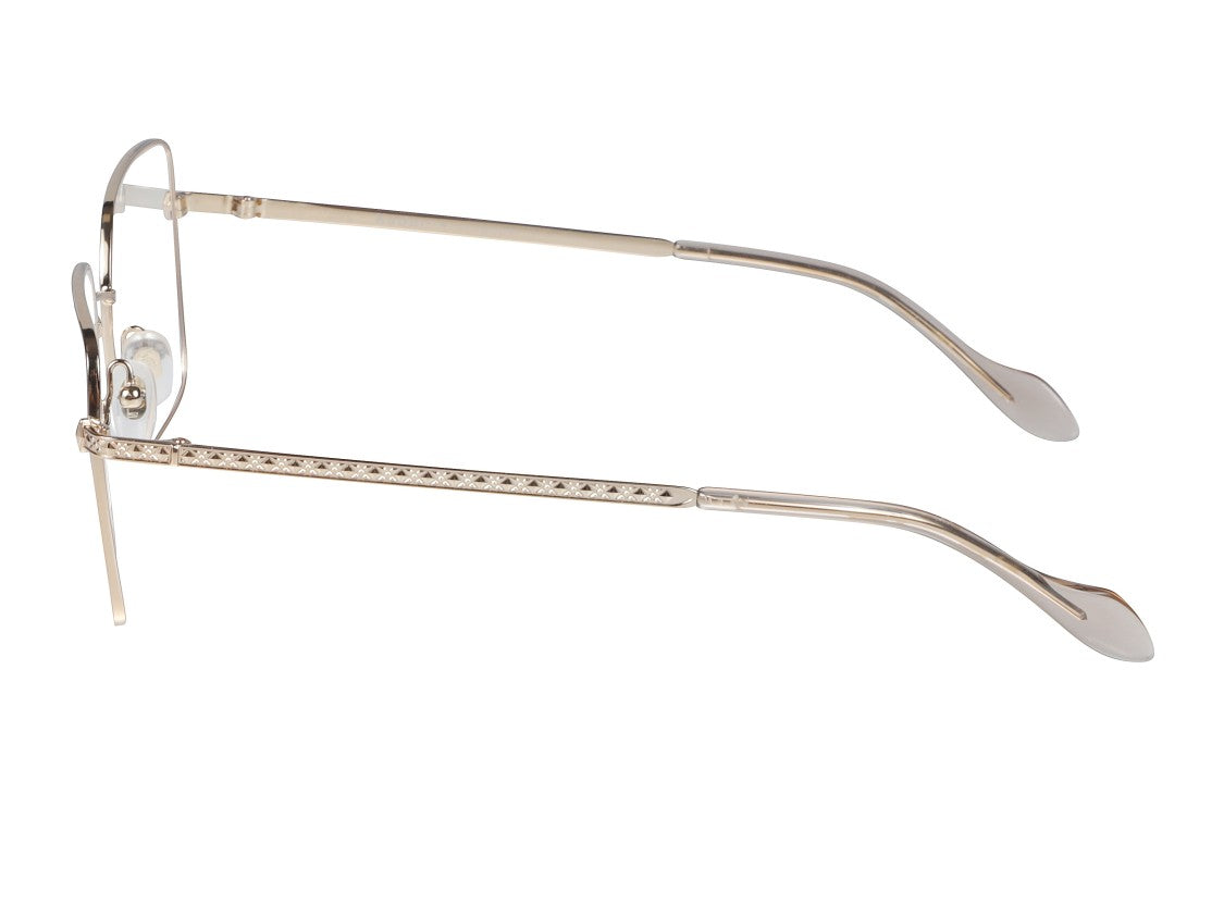 Kador Irys Gold Square Metal Eyeglasses