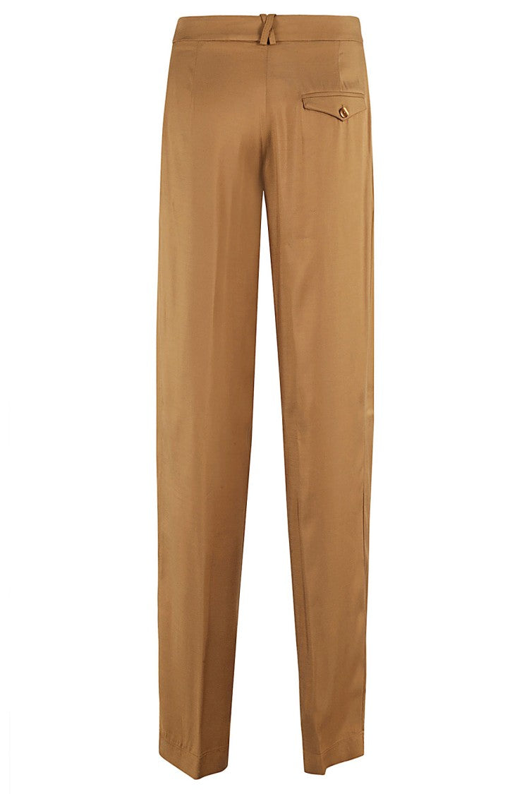 Federica Tosi Desert High-Waisted Straight Leg Pants