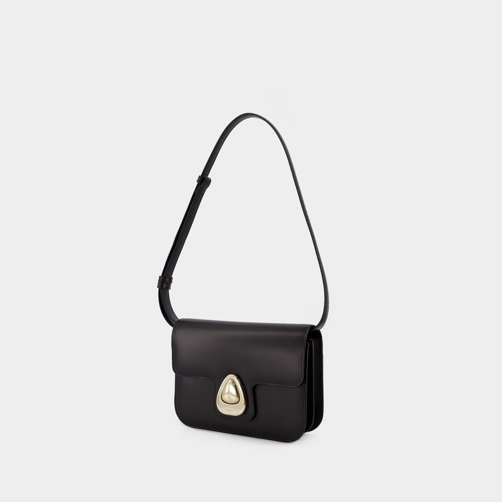 A.P.C. Astra Small Crossbody - Leather - Black