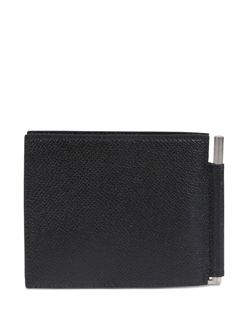 Tom Ford Bifold Wallet In Textured Calf Leather