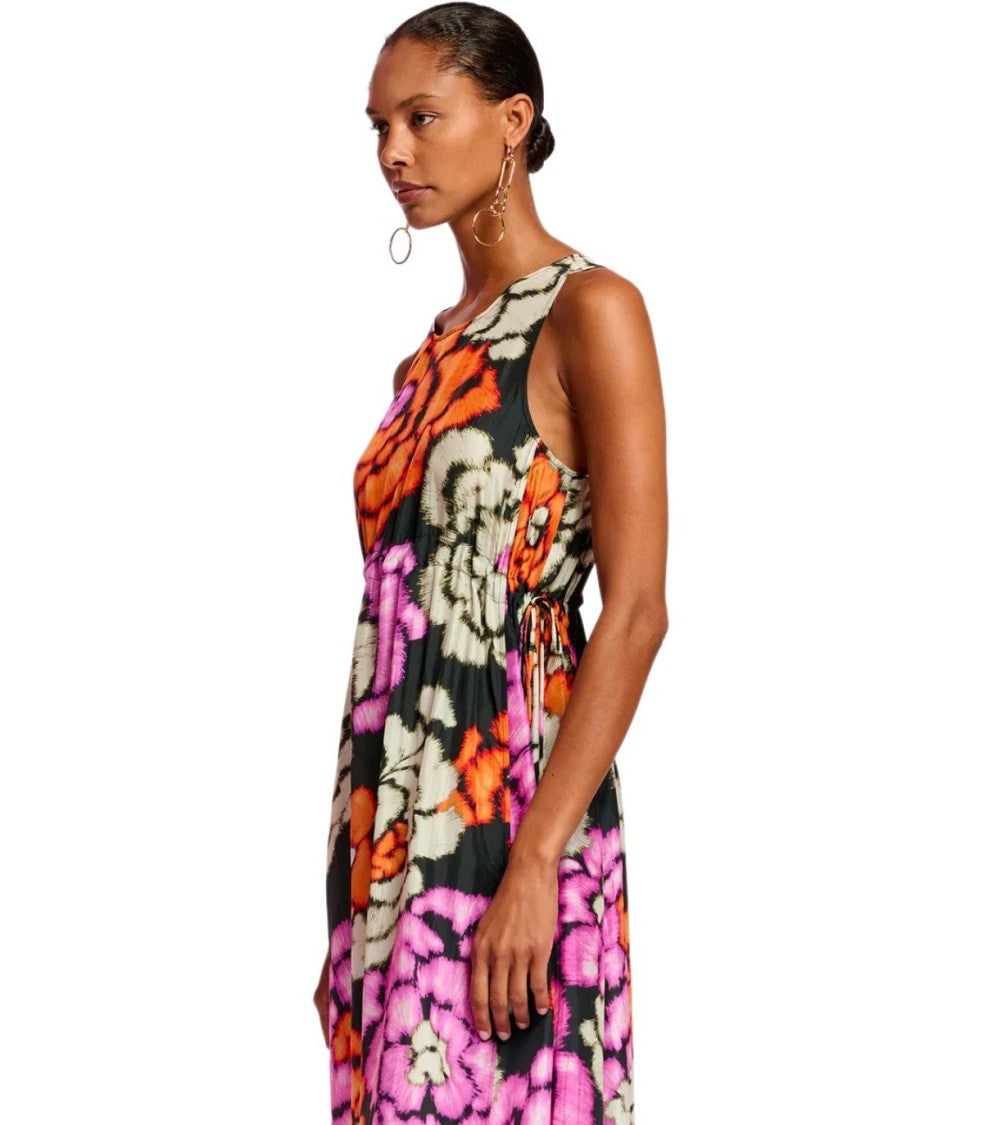 Essentiel Antwerp Flowers Black Long Dress