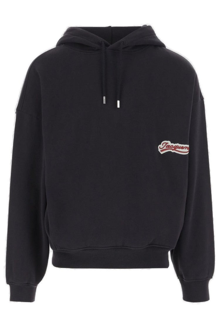 Jacquemus Relaxed Fit Black Hoodie