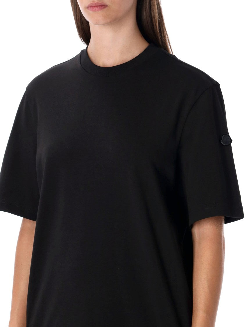 Moncler X Edward Enninful Relaxed Fit Black Cotton T-Shirt