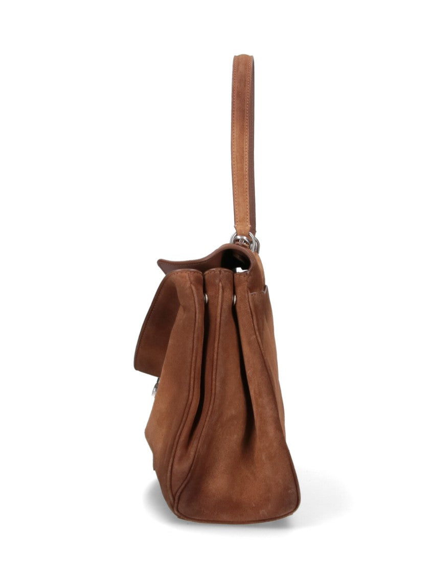 Balenciaga Structured Brown Bag With Minimalist Design