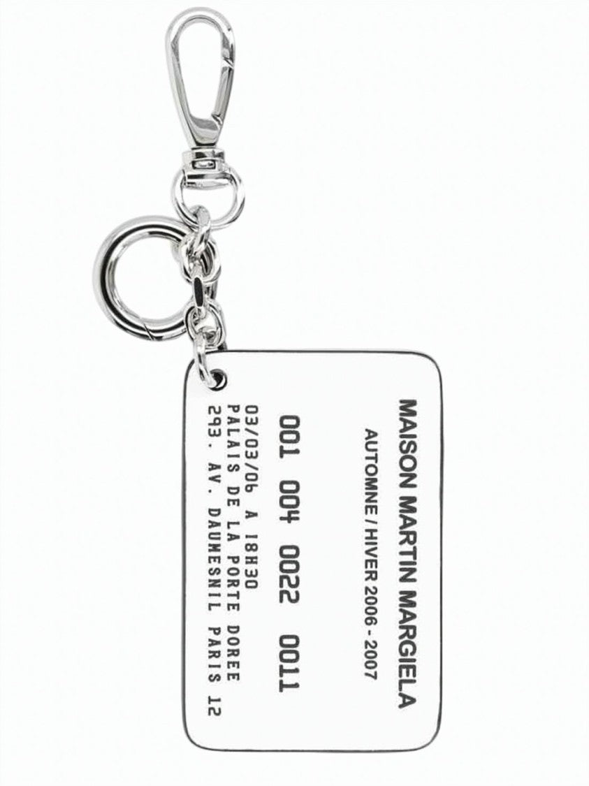 Maison Margiela Glossy Calfskin Keyring