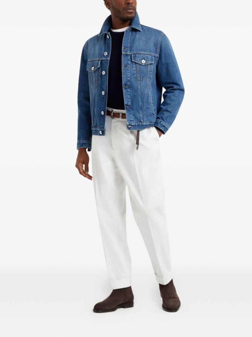 Brunello Cucinelli Fitted Round Neck Sweater