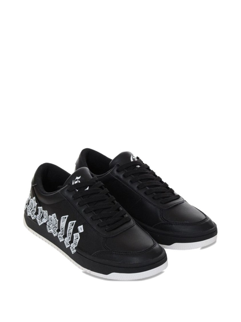 Just Cavalli Low-Top Leather Sneaker