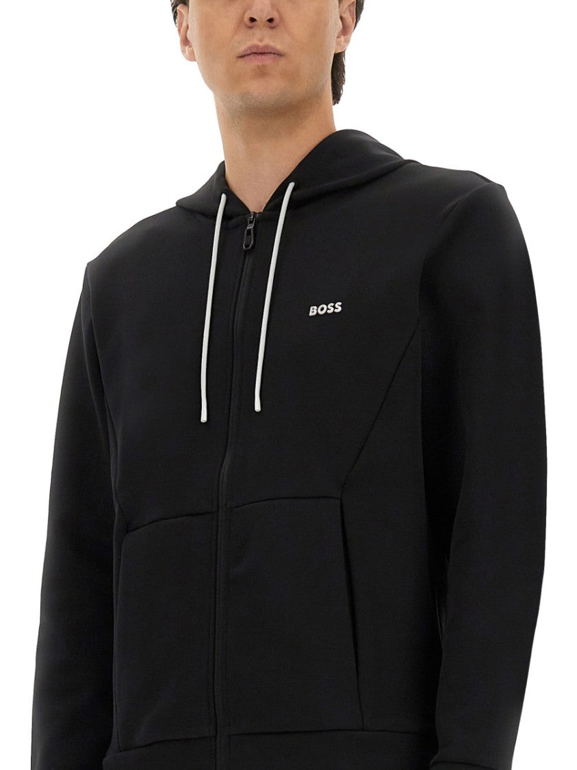 Boss Structured Zipper Hoodie