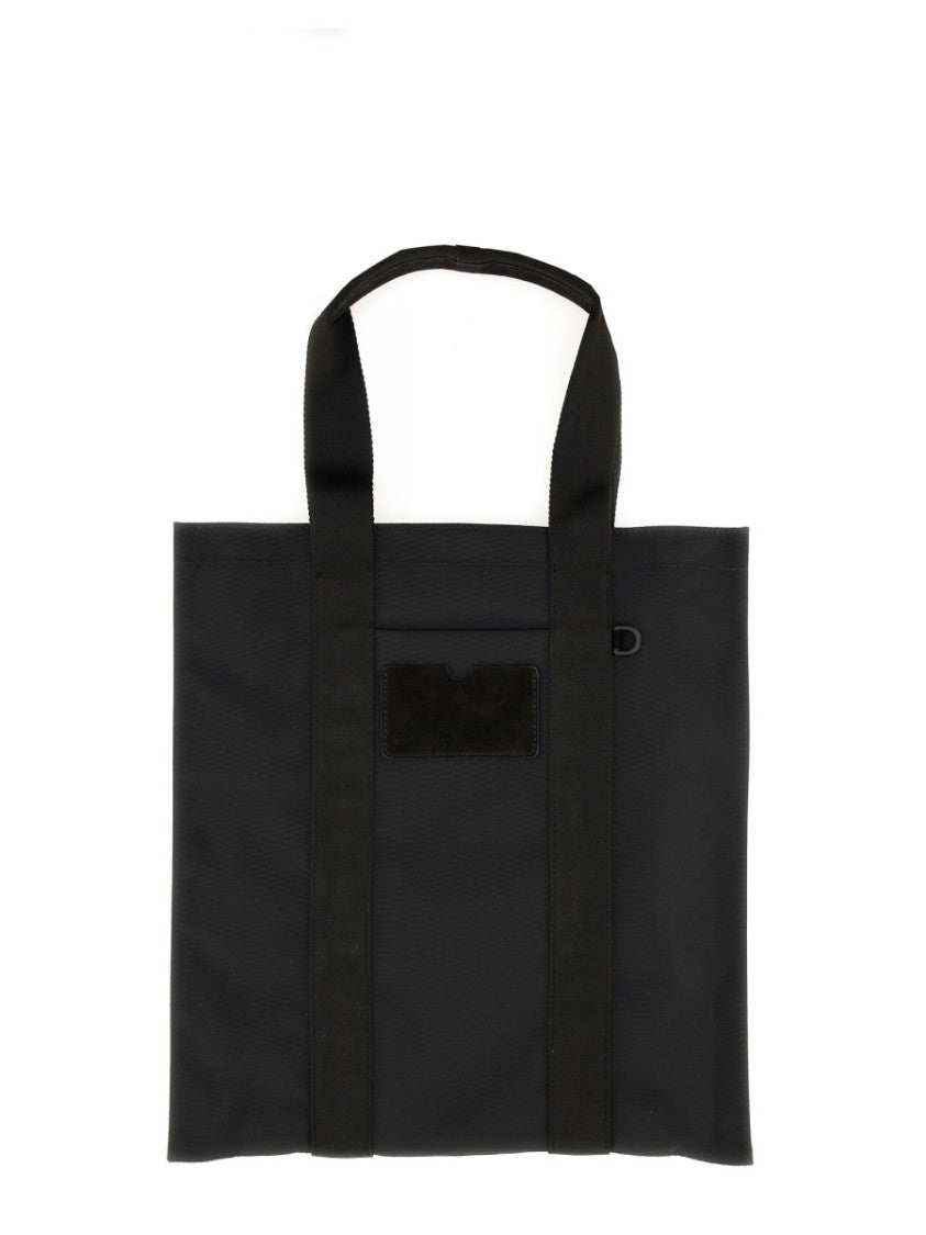 Moschino Black Rectangular Tote Bag