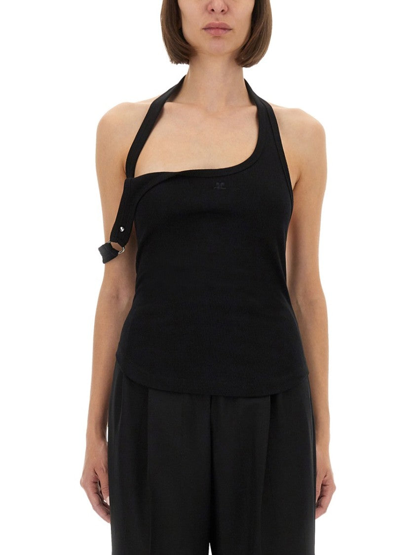 Courrèges Asymmetrical Tank Top
