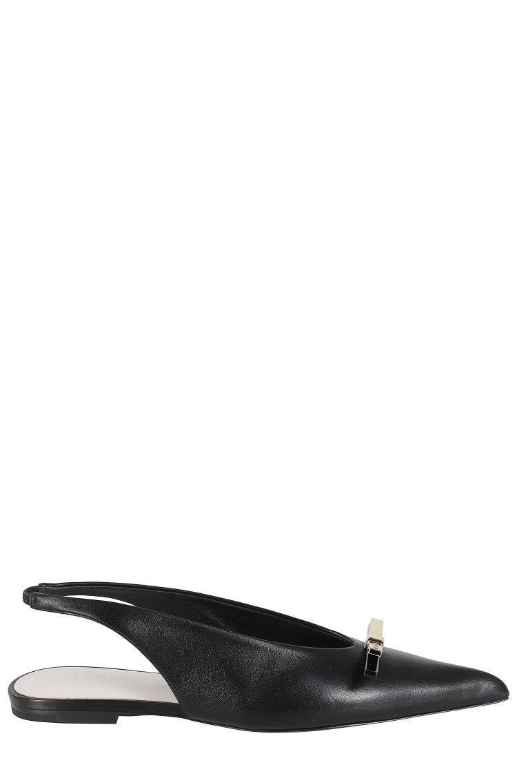Lanvin Bow Flat Slingback