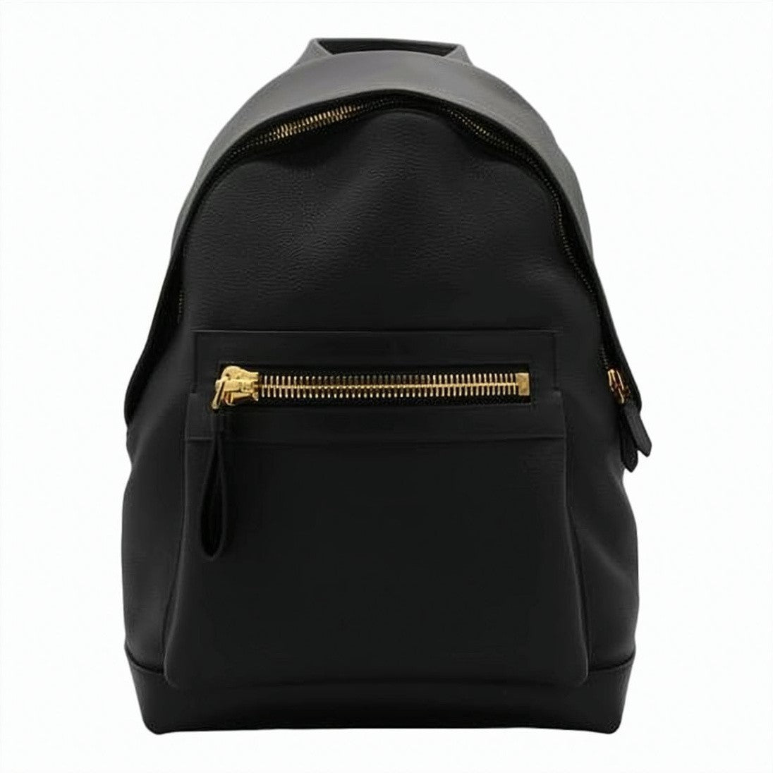 Tom Ford Calf Leather Backpack With Gold-Tone Accents