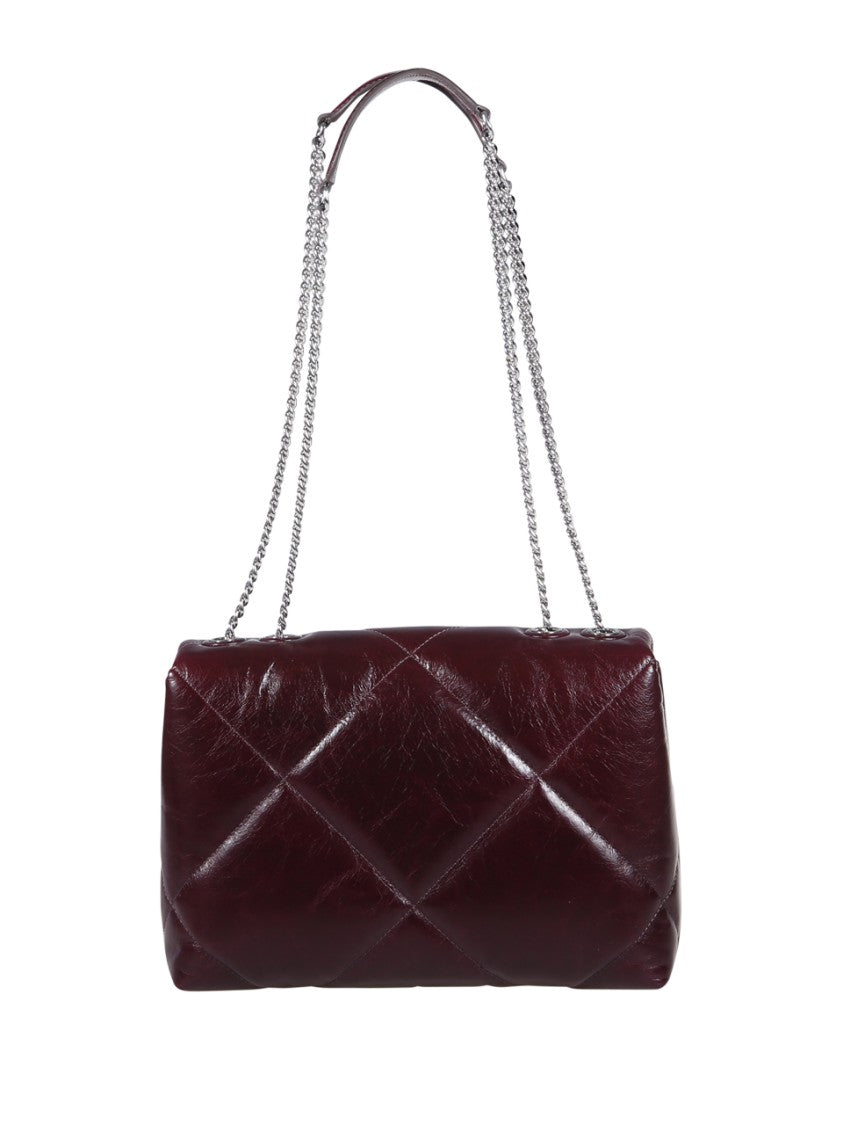 Tory Burch Kira Diamond Quilt Distressed Convertible Shoulder Bag