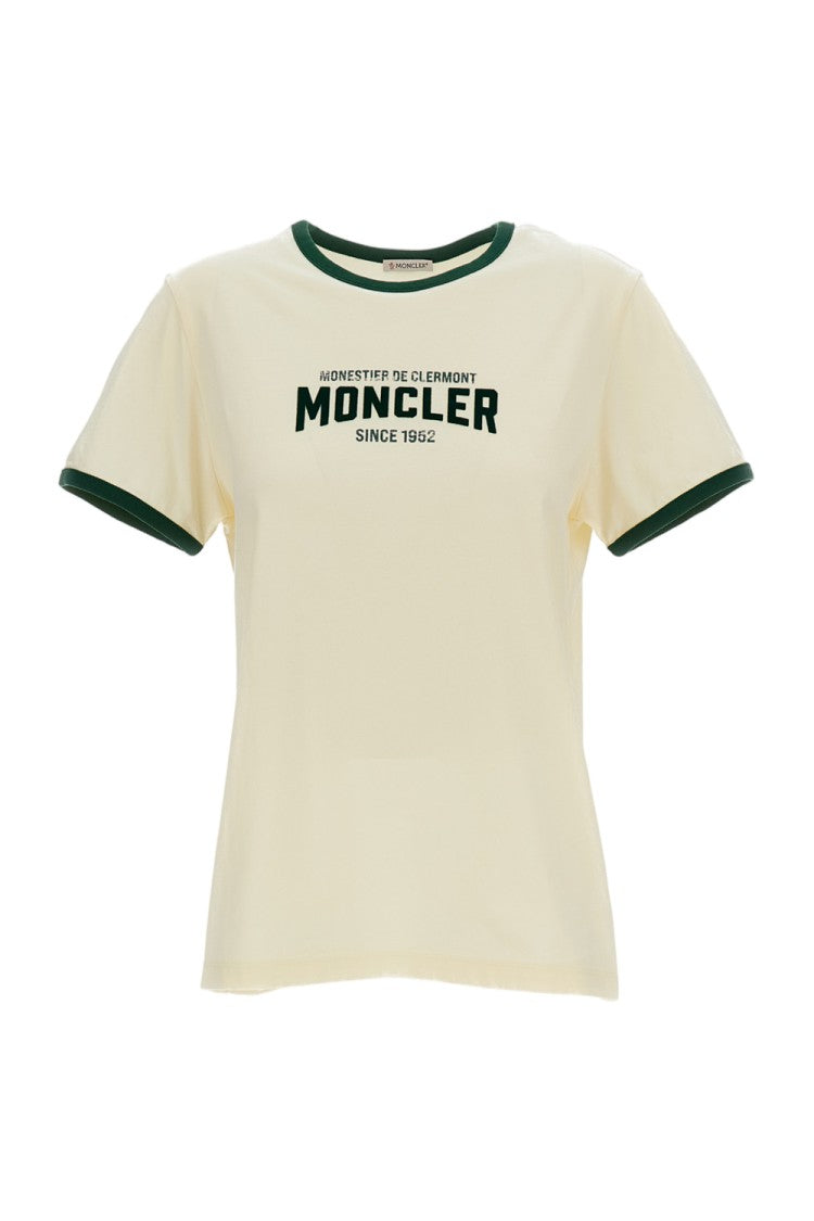 Moncler White Cotton Short-Sleeve T-Shirt
